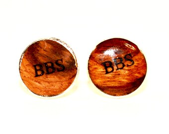 Zebrawood Personal Cufflinks