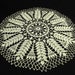 Vintage Crochet Doily Doiley Doilie Doyly Doyley Beige Ecru 13" Round Lacey Romantic Shabby Cottage Chic French Farmhouse Decor