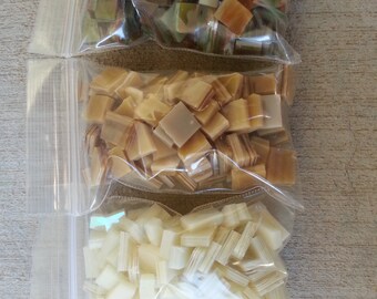 Mosaic Tiles 300 MIX cream tan brown salsa Stained Glass Mosaic Tile