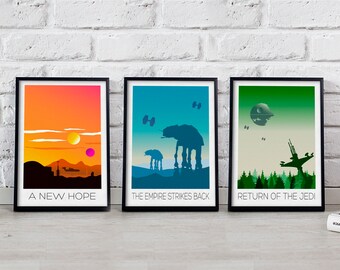 star wars poster han solo star wars print star wars art