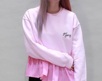 Girl Gang Ruffle Sweater