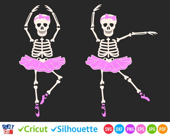 Download Dancing Skeleton Ballerina Svg Halloween Svg Files Dancer