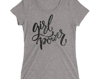 Girl Power Ladies' short sleeve t-shirt