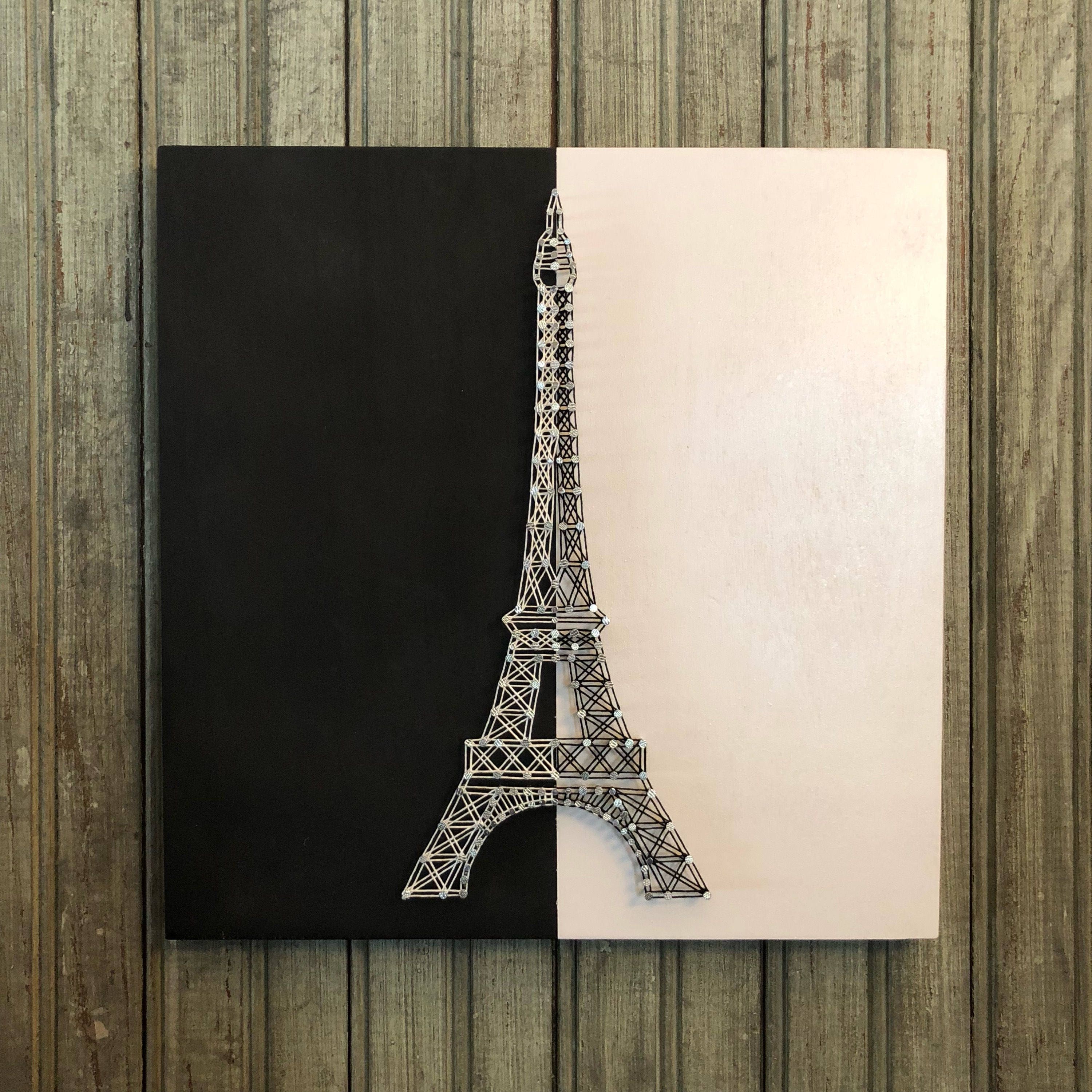 Eiffel Tower String Art