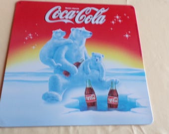 Decorative metal plate Coca Cola collector