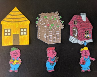 Three little Pigs and the Big Bad Wolf