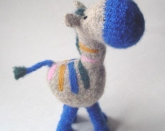 PATTERN PDF Crocheted and Felted Zebra Amigurumi Pattern