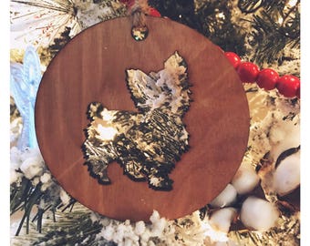 Dog Silhouette Ornaments