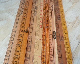 Vintage Yard Stick - Business Advertising Promotional Giveaway Items 1 Vintage Yardstick