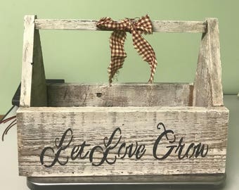 Primitive Personalized Wooden tool box
