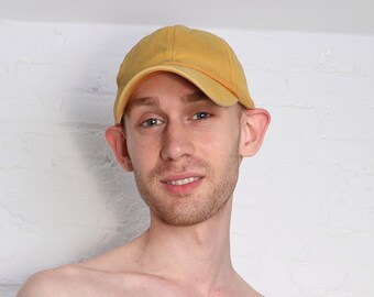 Gelbe Oldtimer Cap