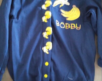 EMBROIDERED, flap Snap front T shirts adaptive for g tube kids or children with CP