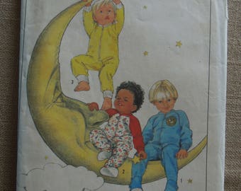 Simplicity 8886, size 2, sleepwear, toddlers, childrens, UNCUT sewing pattern, craft supplies,
