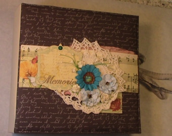 Fabric Covered/Stitched Photo Album or Journal