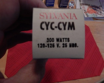 Sylvania Blue Top Projector Lamp CYC-CYM 300 Watts 120-125 Volts 25 Hours