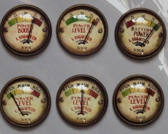14mm Vintage Steampunk Gauge Accessory