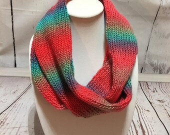 Knitted Scarf - Womens Scarf - Cowl - Infinity Scarf - Scarf - Knit Scarf - Womens Scarves - Scarf Infinity - Loom Knit Scarf - Womens Wrap