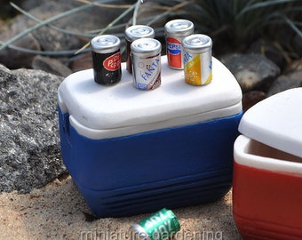 Soda Cans for Miniature Garden, Fairy Garden