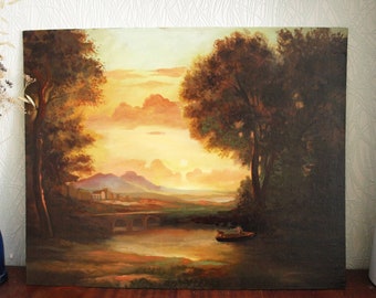 Oil painting. Landscape Painting, Landscape Oil Painting
