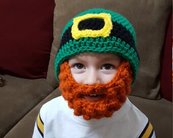 St. Patrick's Day Bearded Leprechaun Hat