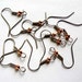 Surgical Steel Ear Wires With Copper Bead - 5 pairs - 13-13-B
