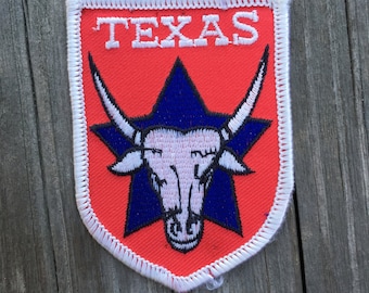 Texas Vintage Souvenir Travel Patch from Embroidered Emblems