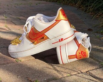 Custom spike nike Air Force 1