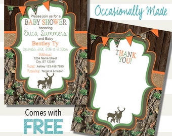 Camo baby shower | Etsy