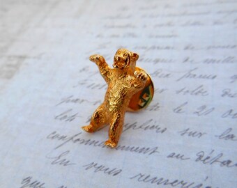 Bear Pin, Bear Brooch, Vintage Brooch