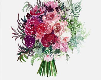 Original watercolour painting