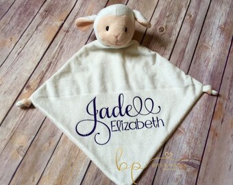 Cubbies® Personalized Baby Security Blanket - Baby Shower - Newborn - Gift - Blankie - Personalized Baby Gift