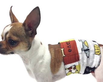 The Dog Belly Band Best Friend-Group One Dog Gallery Housebreaking Marking Training Aid Pet Supplies Paws Bones Spot Doggy Diapers
