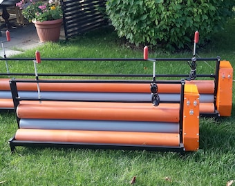 Wet wool felting roller machine