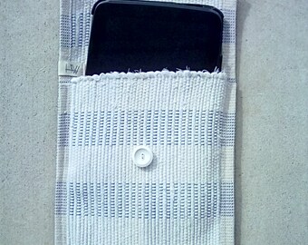 White with Blue Tablet Case