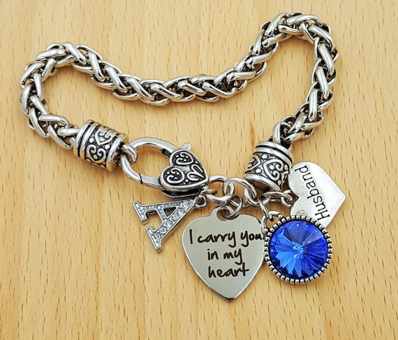 Sympathy Bracelet Sympathy Gift In Memory of Husband Memorial Bracelet Loss of Husband Loss of Husband Remembrance Bracelet Remembrance