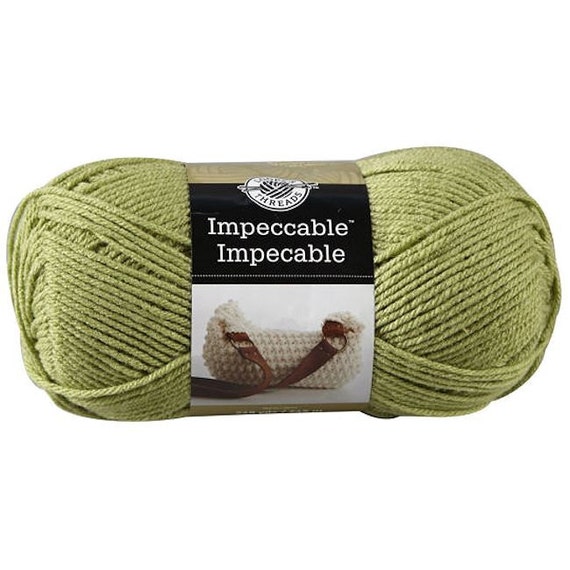 FERN Impeccable Yarn, Loops & Threads, Solid Green yarn, Green