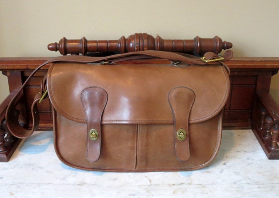 Coach Musette Putty Tabac Leather Bag Made In New York City
