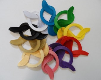 Quilling Paper 5mm . Bulk Pack, 10 bundles, 1000 strips.