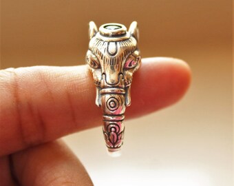 Ganesha Ring 999 silver
