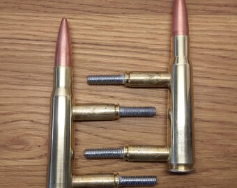 Handmade Genuine 50. Caliber BMG Bullet cabinet door handle