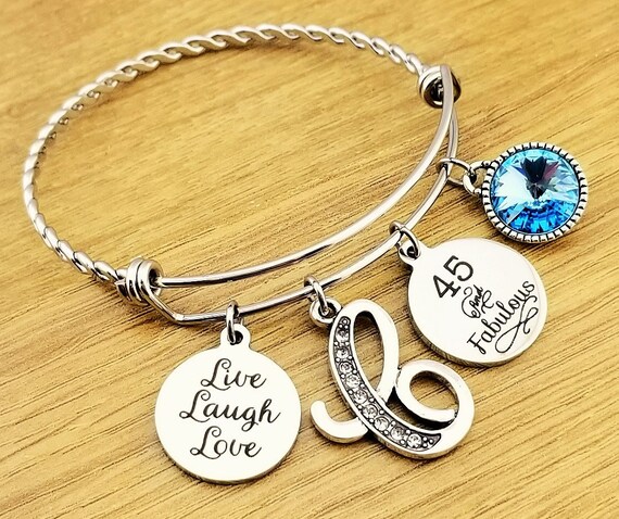 45 Birthday 45th Birthday Gift Birthday Gift Birthday Gifts for Her Birthday Gift for Friend Birthday Gifts for Bestfriend Friend Gift