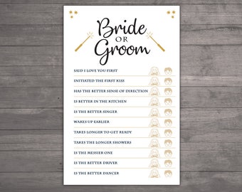 Harry potter bridal shower | Etsy