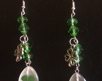 St Patrick's Day Earrings
