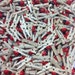 25mm Natural Pegs with Ladybirds - Plain Small Wooden Craft Pegs Mini Clip Metal Spring Tiny Wedding Decor