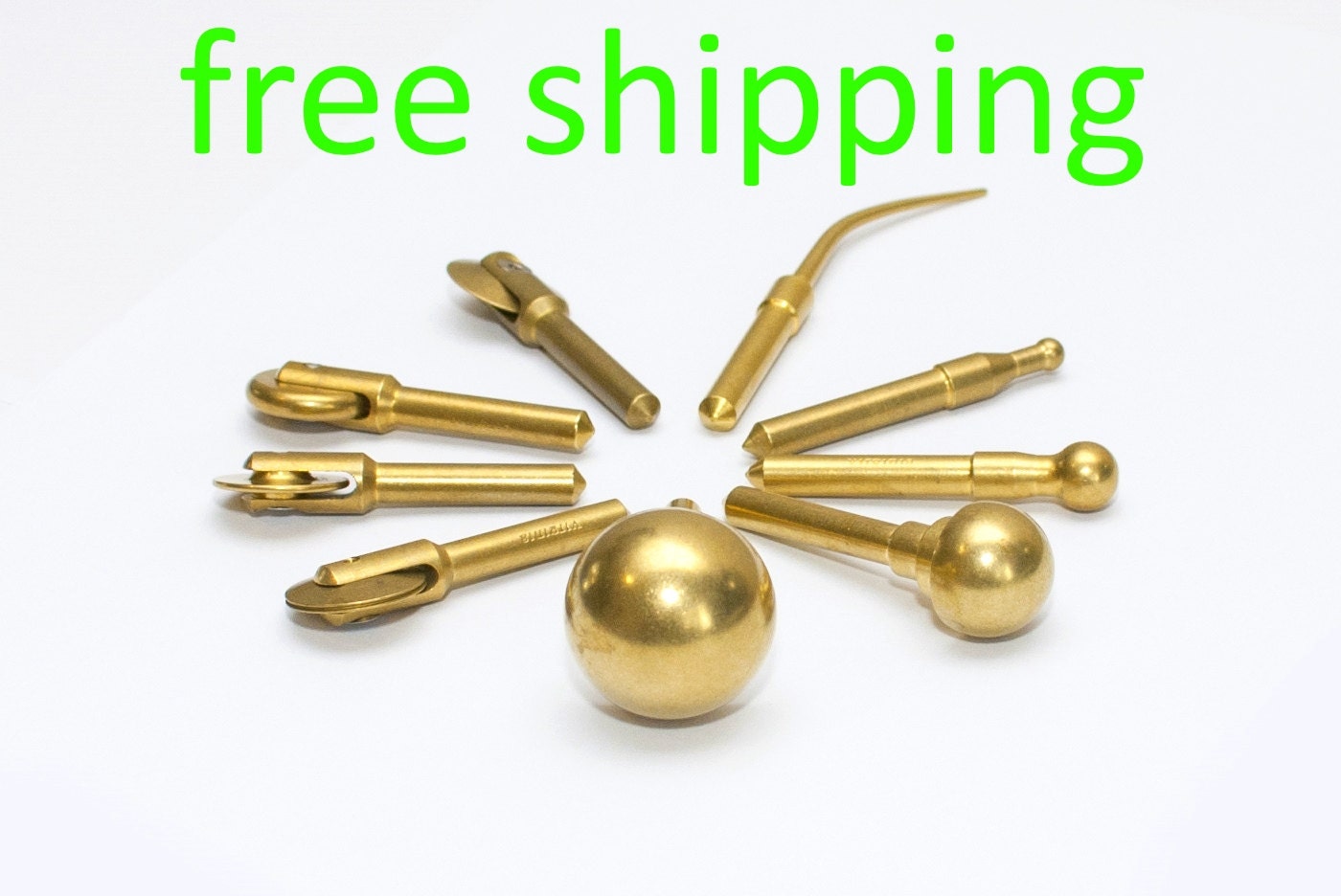 10 Fabric Flower Making Tools Millinery High Quality Brass Set