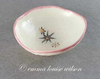 Tiny Porcelain Trinket Bowl