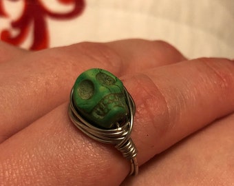 Green skull