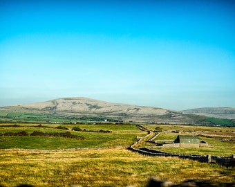 Irish Cottage in the Countryside, County Clare, Ireland, Europe, Travel Photography, Fine Art Print, Home Decor