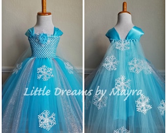 Affordable Elsa tutu dress inspired - Queen Elsa costume inspired - Snow Queen tutu dress size nb to 14years