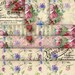 Digital Paper: Floral Digital Background, Red Roses, Decoupage, Scrapbooking, No 1229
